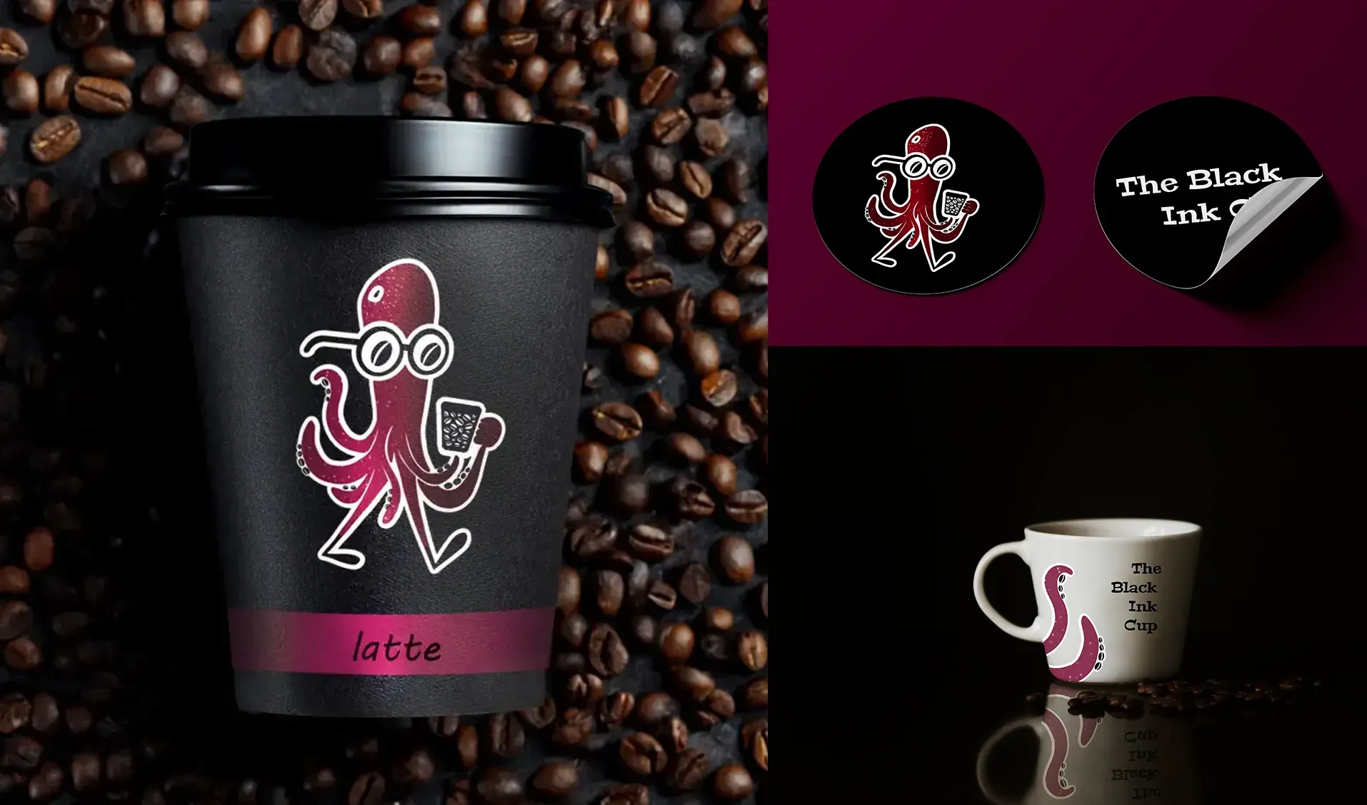 the black ink cup mug 2